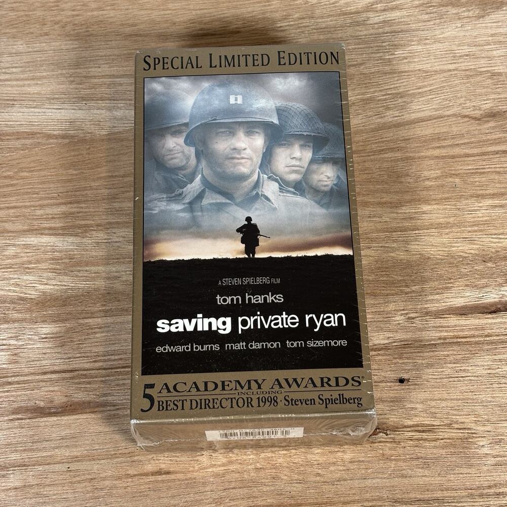 Saving Private Ryan VHS Special Limited Edition Double Cassette New Sealed 1999